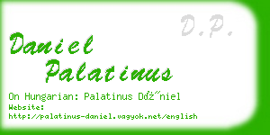 daniel palatinus business card